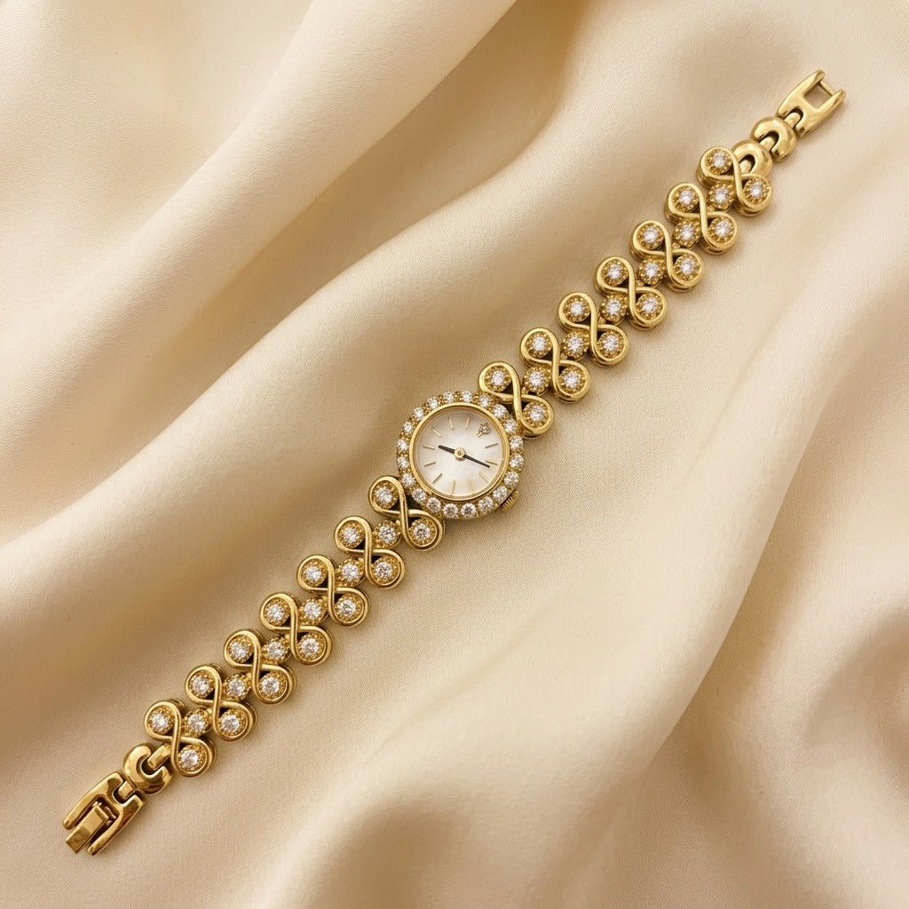 Jewelry Antique Luxury Diamond Quartz Women's Watch