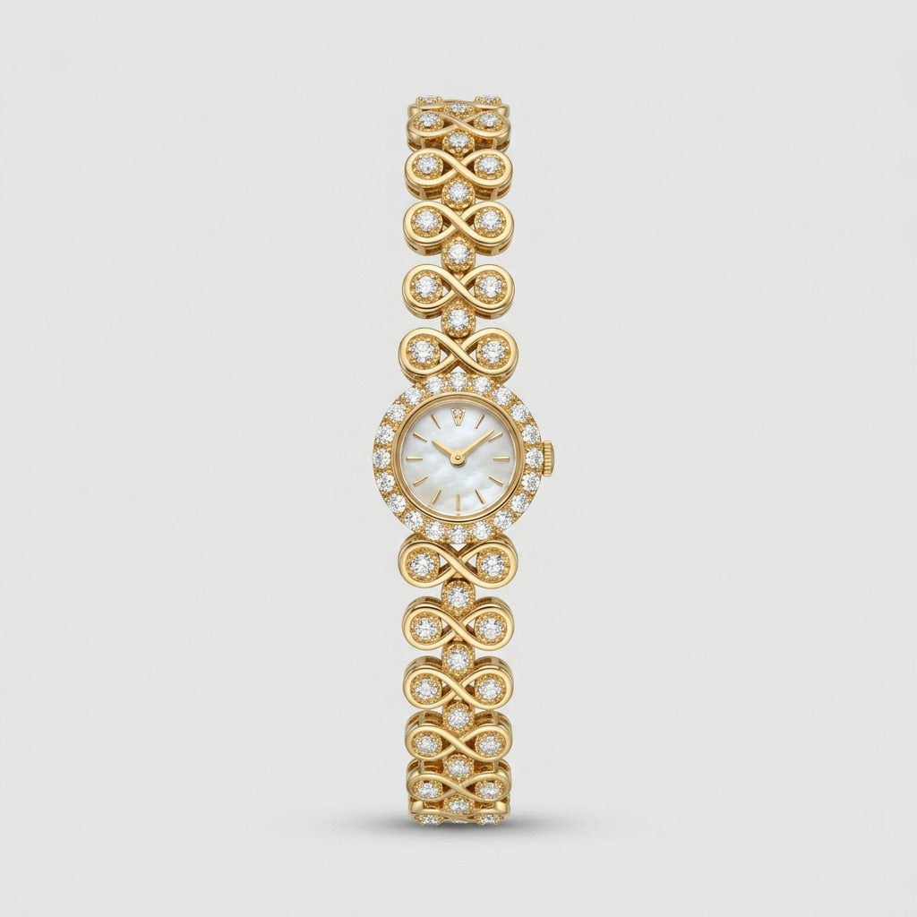 Jewelry Antique Luxury Diamond Quartz Women's Watch