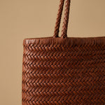 Tote Bag with Woven Finish