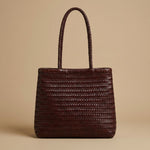 Tote Bag with Woven Finish
