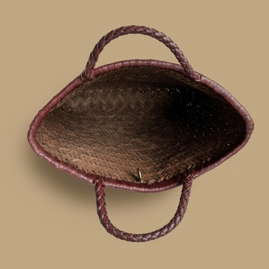 Tote Bag with Woven Finish