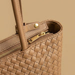 Tote Bag with Braided Finish