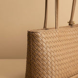 Tote Bag with Braided Finish