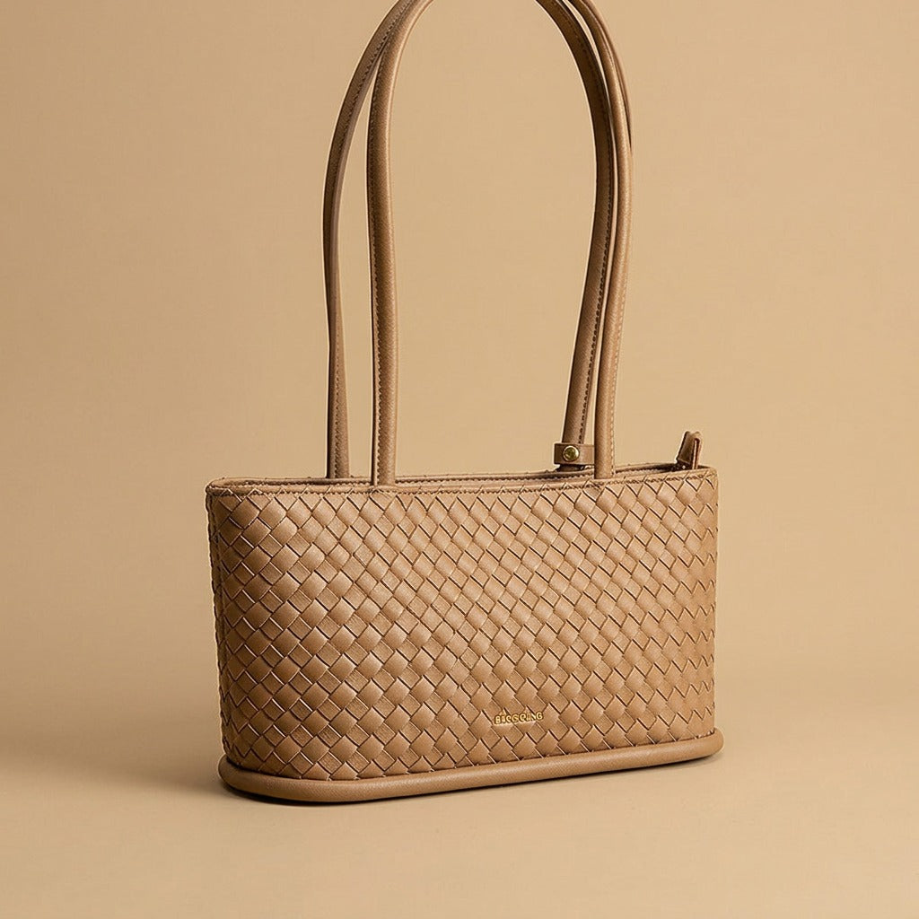 Tote Bag with Braided Finish