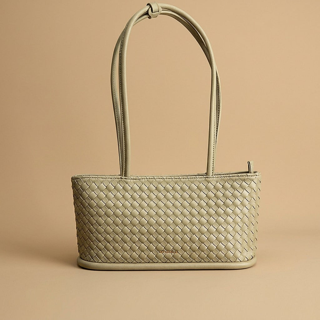 Tote Bag with Braided Finish