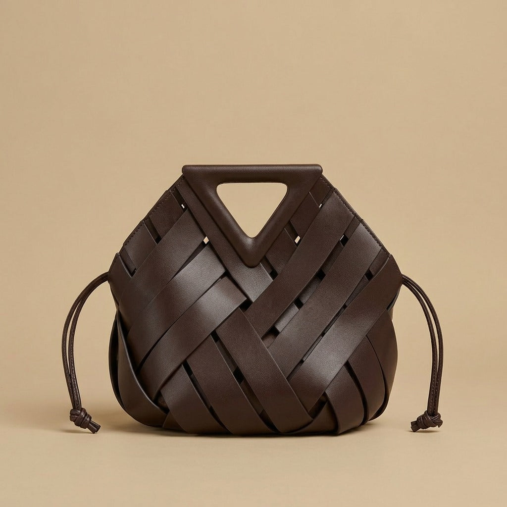 Crossbody Bag with Triangle Handle