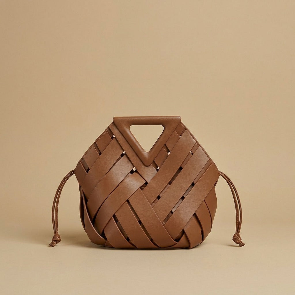 Crossbody Bag with Triangle Handle