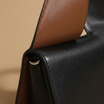 Shoulder Bag with Sculptural Strap