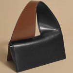 Shoulder Bag with Sculptural Strap