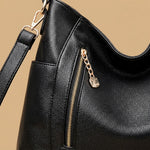 Hobo Bag with Double Zip Pockets