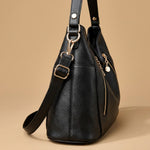 Hobo Bag with Double Zip Pockets